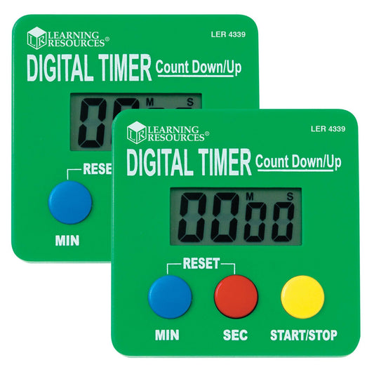 Digital Timer, Pack of 2 - Loomini