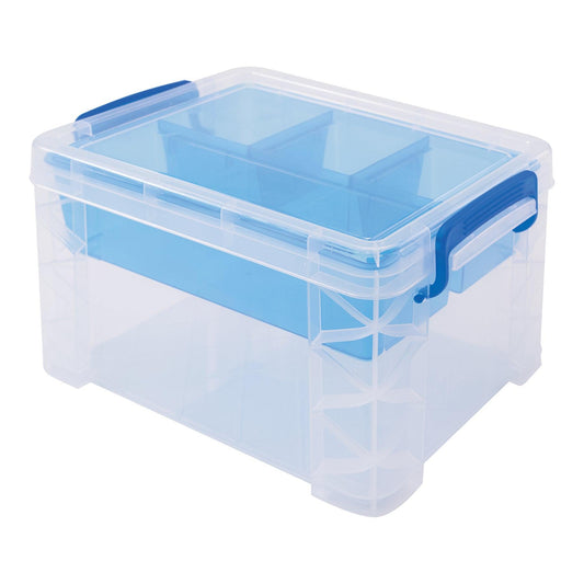 Divided Storage Box with Insert - Loomini