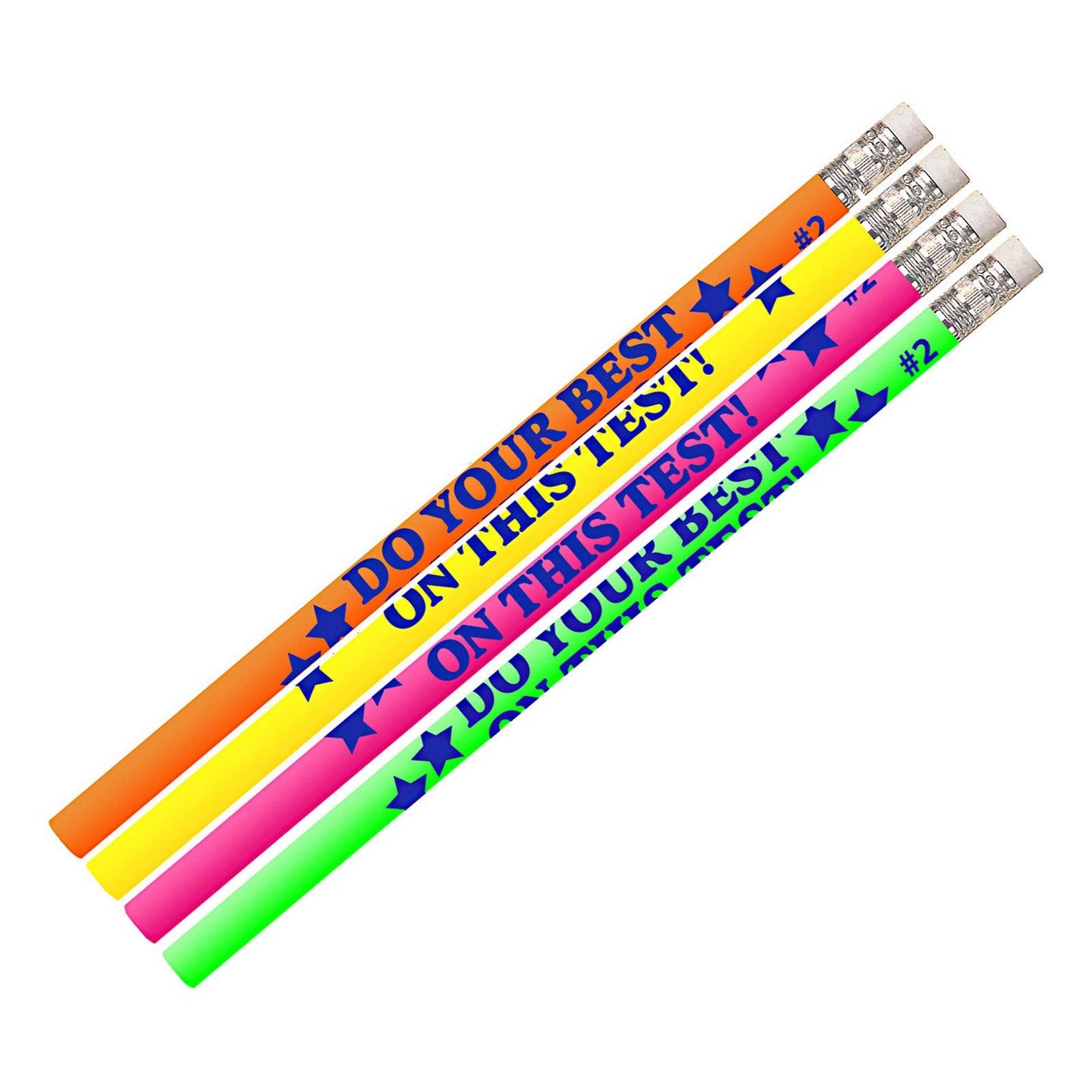 Do Your Best On The Test Motivational Pencils, 12 Per Pack, 12 Packs - Loomini