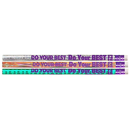 Do Your Best On The Test Motivational/Fun Pencils, 12 Per Pack, 12 Packs - Loomini