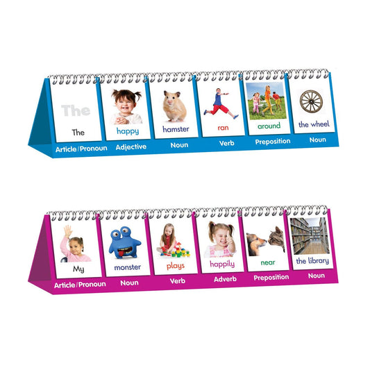 Double-Sided Parts of Speech Flips, Pack of 2 - Loomini