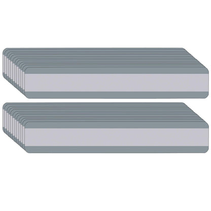 Double Wide Sentence Strip Reading Guide, 1-1/4" x 7-1/4", Gray, Pack of 24 - Loomini