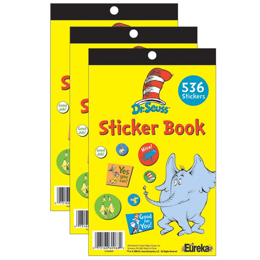 Dr. Seuss™ Sticker Book, Pack of 3 - Loomini