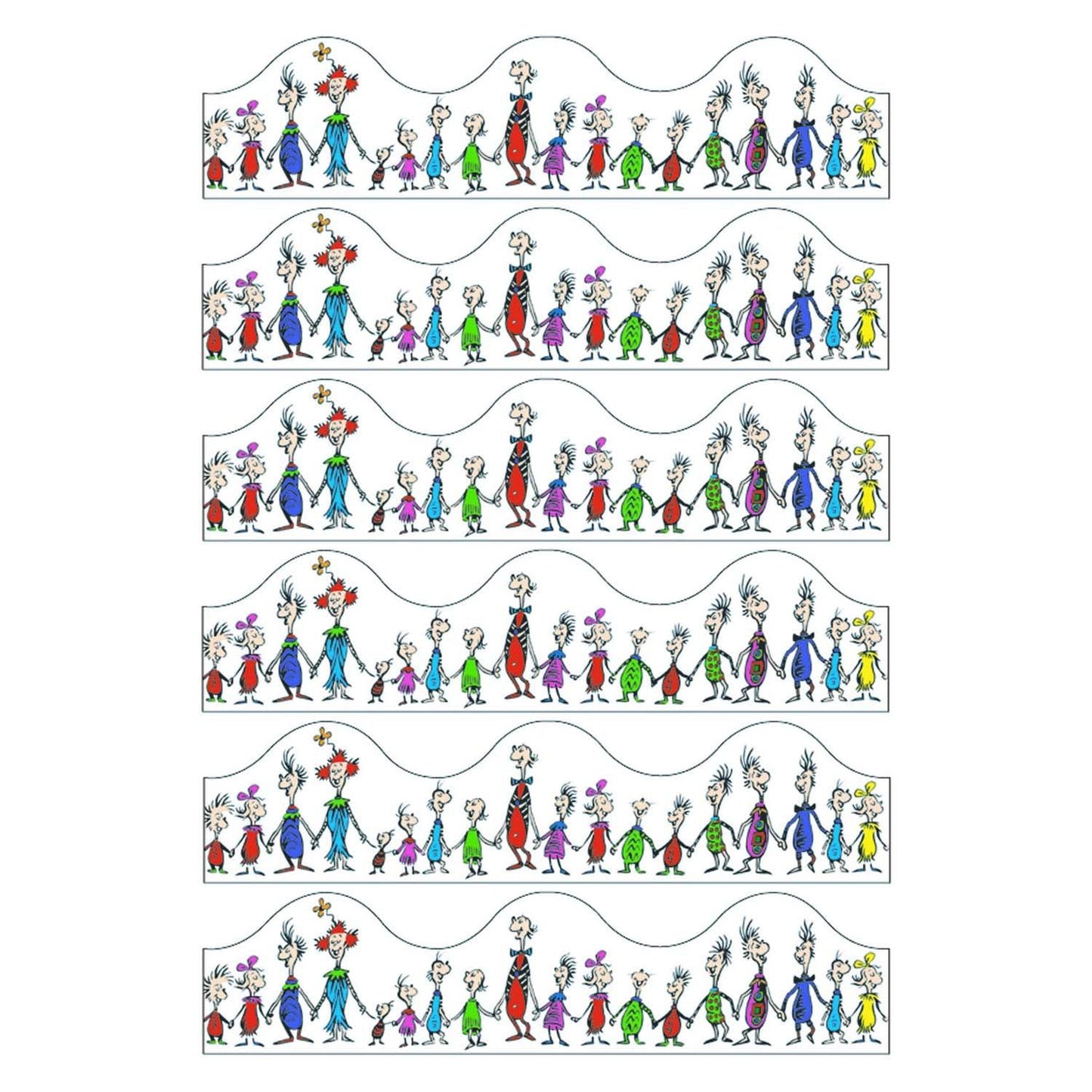 Dr. Seuss™ Whoville Whos Deco Trim®, 37 Feet Per Pack, 6 Packs - Loomini