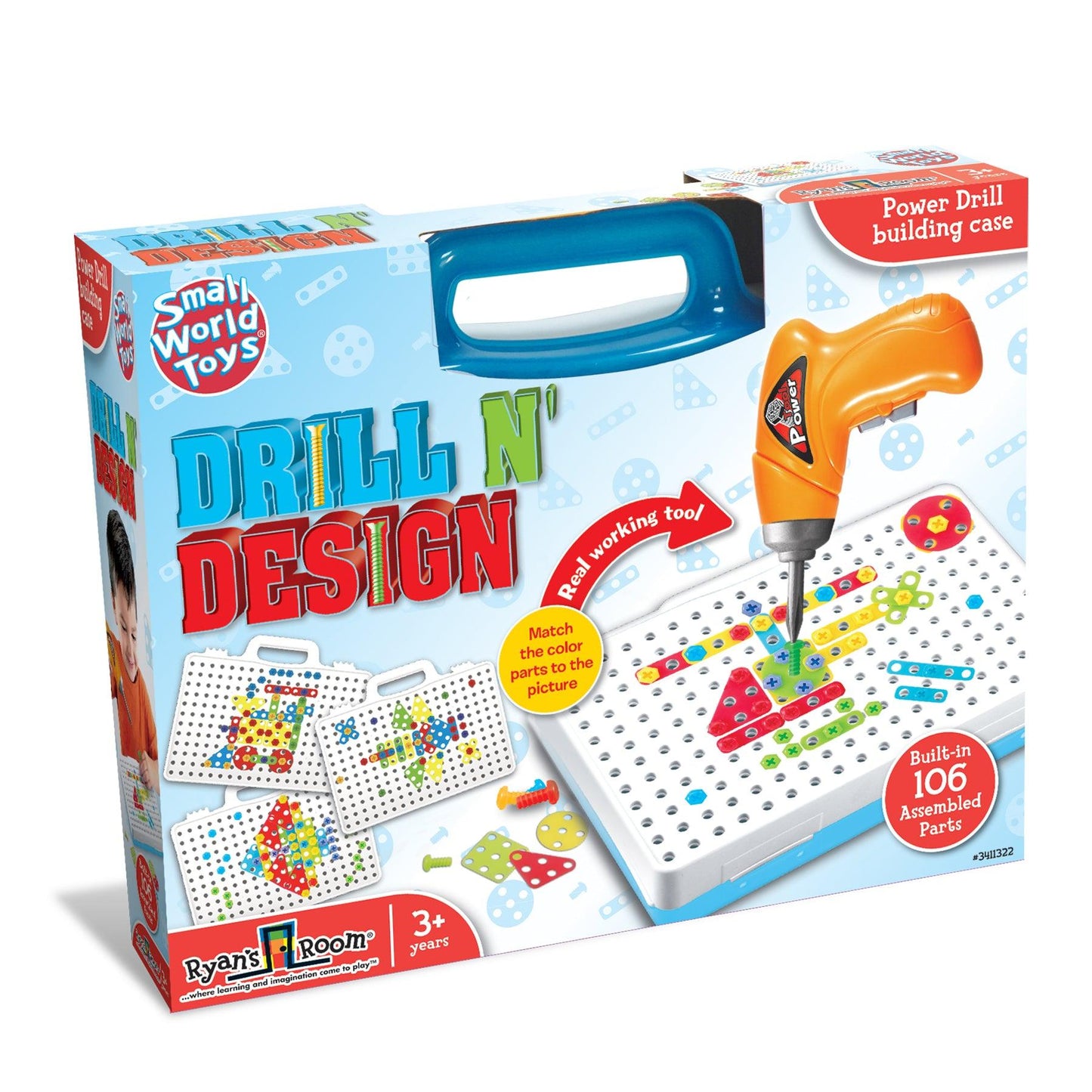 Drill N' Design, 106 Pieces - Loomini