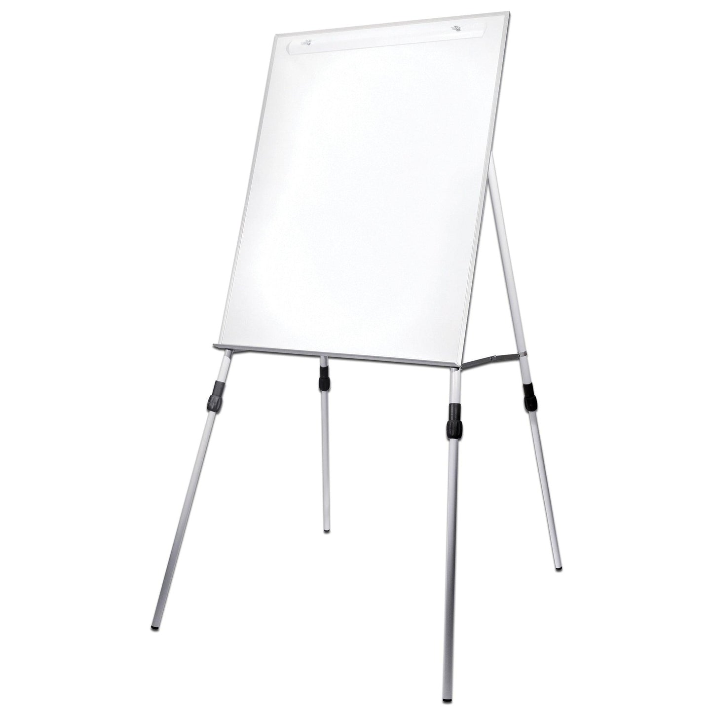 Dry Erase Easel with Adjustable Legs, 46" x 5" x 29.5" - Loomini