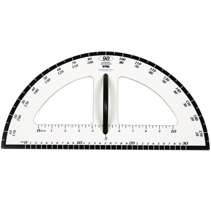 Dry Erase Magnetic Protractor - Loomini