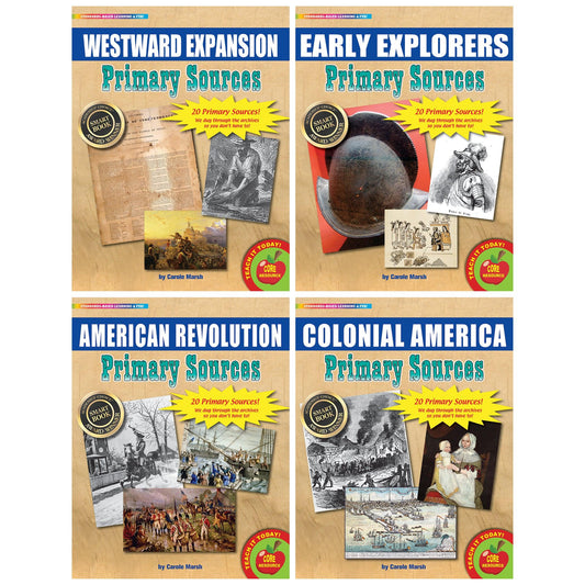 Early American History Primary Sources Set, 4 Packs - Loomini