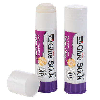 Economy Glue Sticks, White, 1.3 oz., 12-count - Loomini