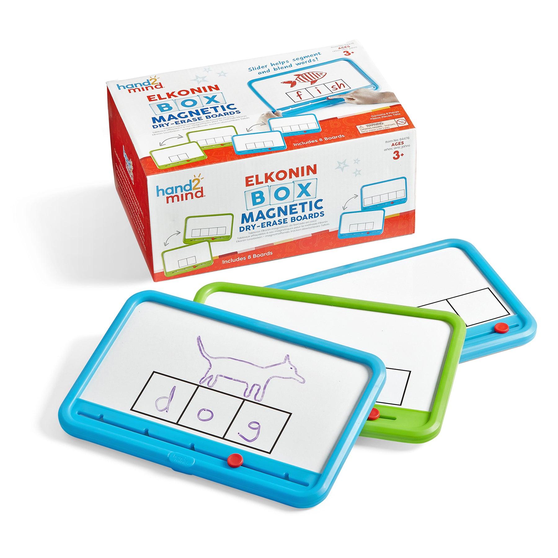 Elkonin Box Magnetic Dry-Erase Board Set - Loomini