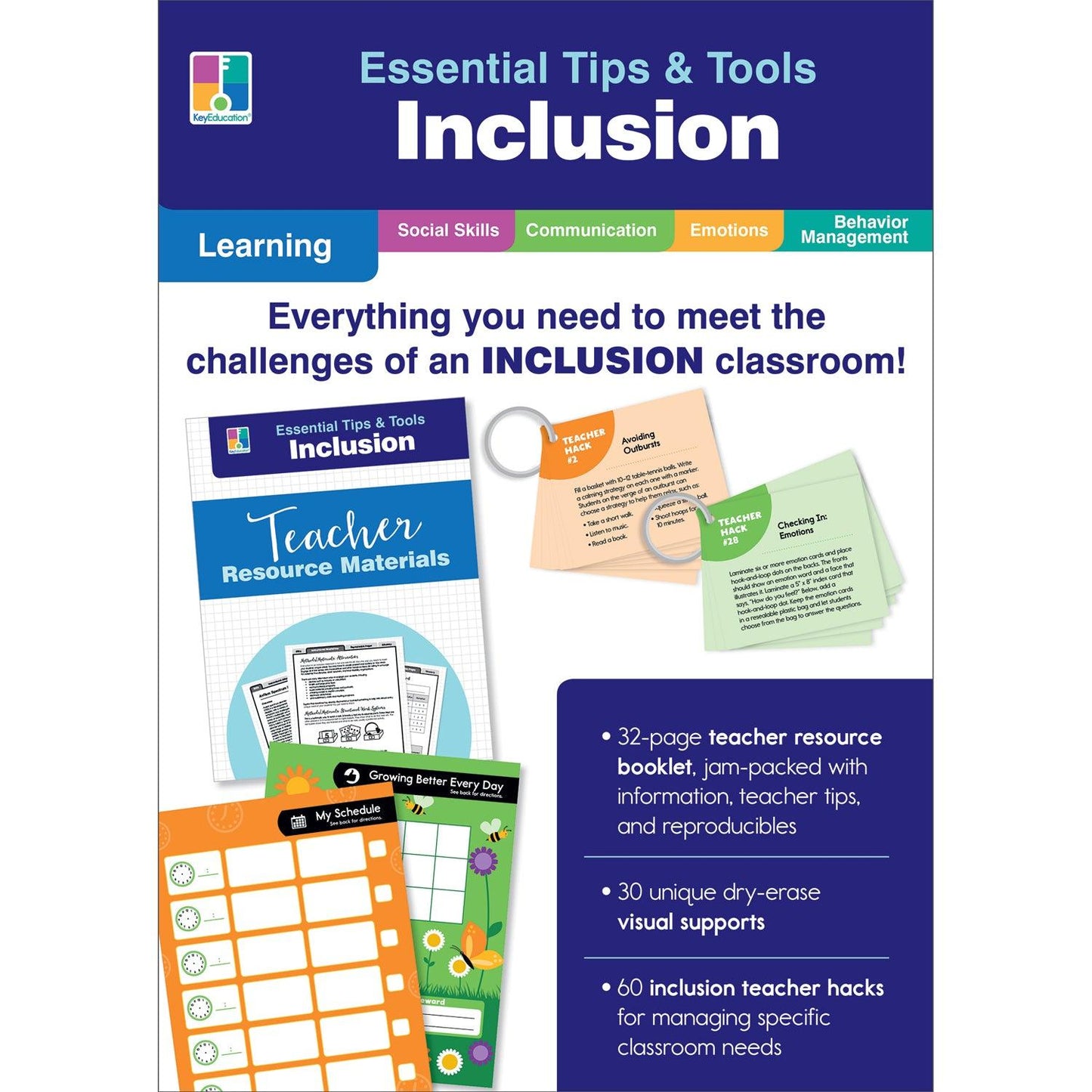 Essential Tips & Tools: Inclusion Classroom Kit, Grade PK-8 - Loomini