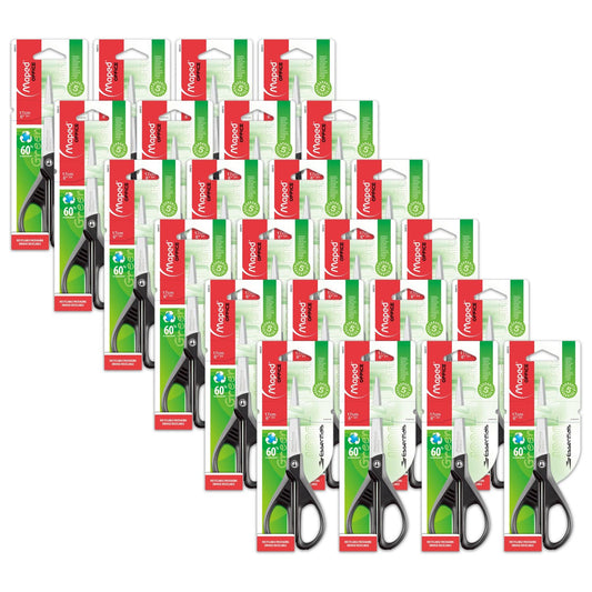 Essentials Eco-Friendly Multipurpose Scissors 6.75", Pack of 24 - Loomini