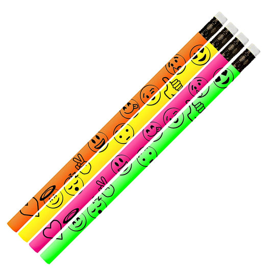 Everyday Emotion Icons Pencil, 12 Per Pack, 12 Packs - Loomini