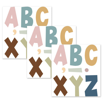 Everyone is Welcome 7" Fun Font Letters, 120 Per Pack, 3 Packs - Loomini