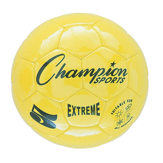 Extreme Soccer Ball, Size 5, Yellow - Loomini
