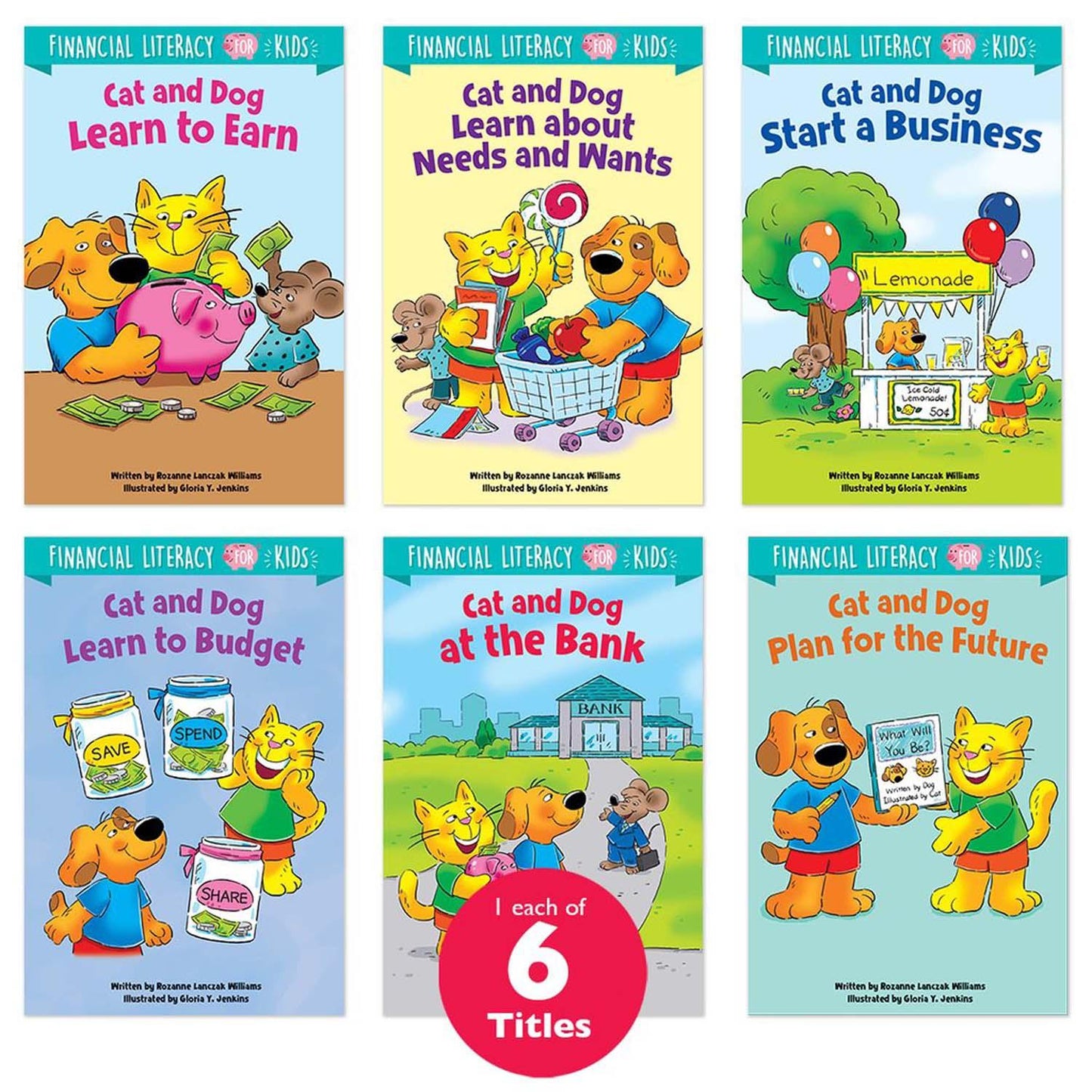 Financial Literacy for Kids 6-Book Pack - Loomini