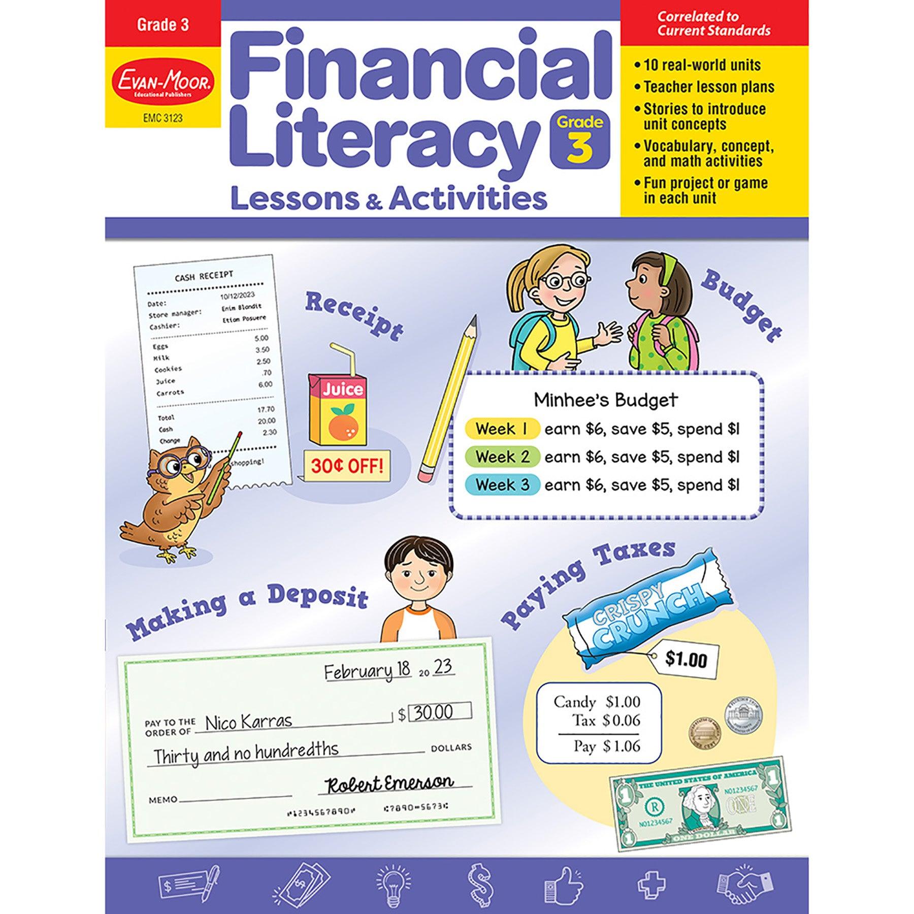 Financial Literacy Lessons & Activities, Grade 3 - Loomini