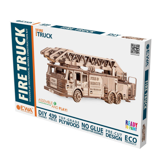 Fire Truck Construction Kit - Loomini