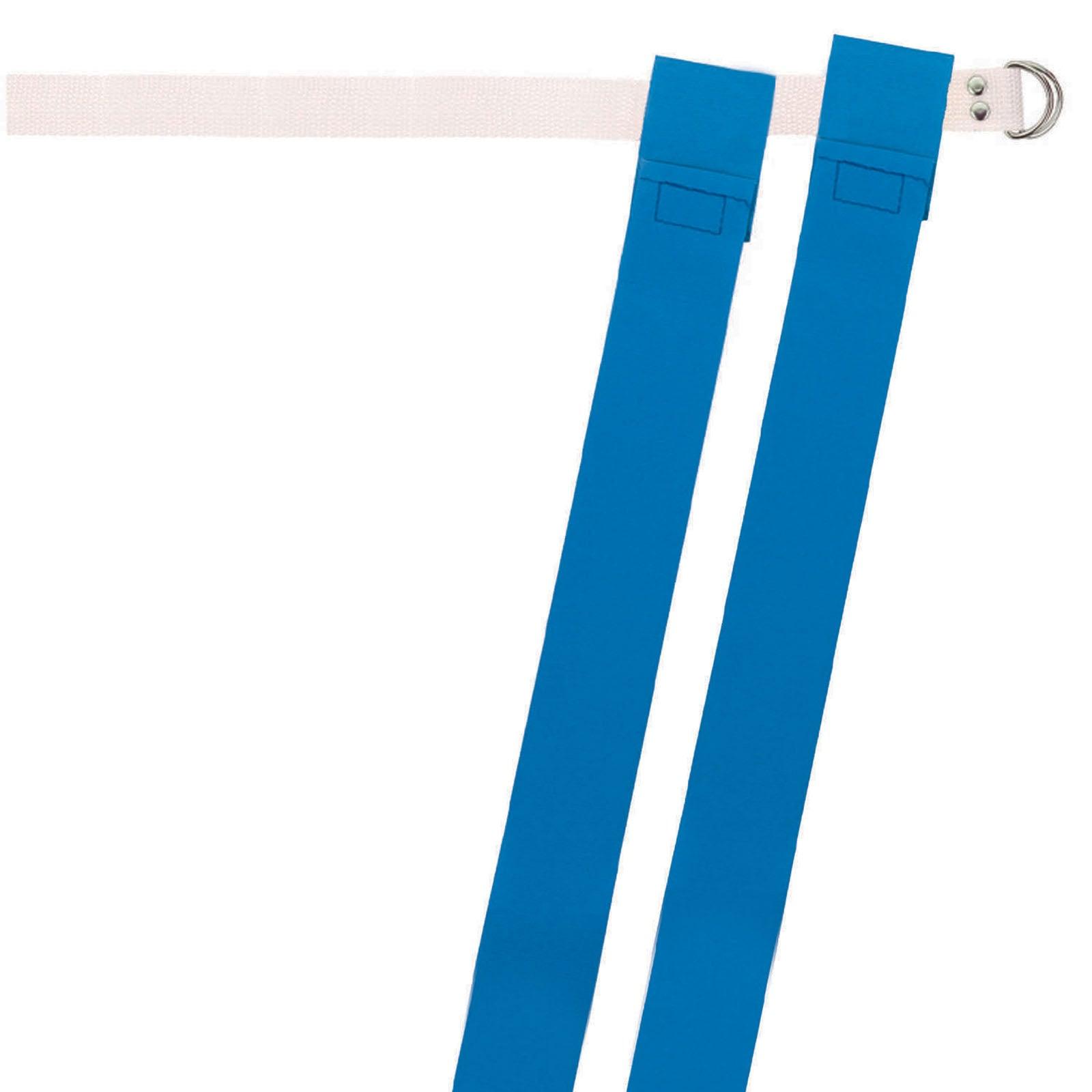 Flag Football Belts, Blue, Pack of 12 - Loomini