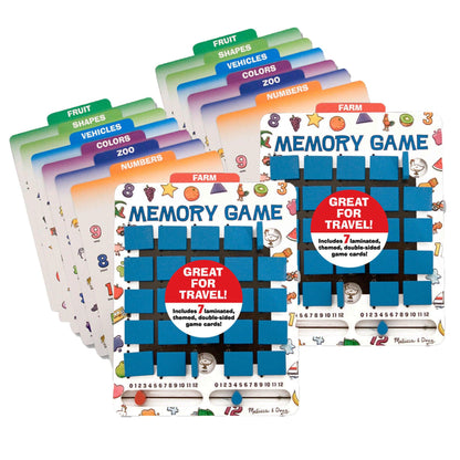 Flip to Win Memory Game, Pack of 2 - Loomini