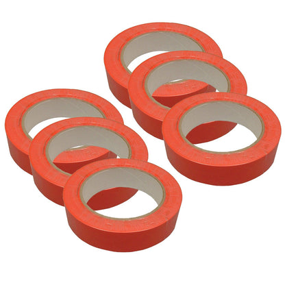 Floor Marking Tape, Orange, 6 Rolls - Loomini