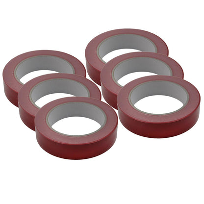 Floor Marking Tape, Red, 6 Rolls - Loomini