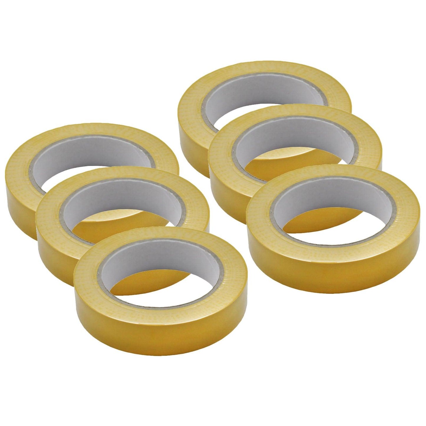 Floor Marking Tape, Yellow, 6 Rolls - Loomini