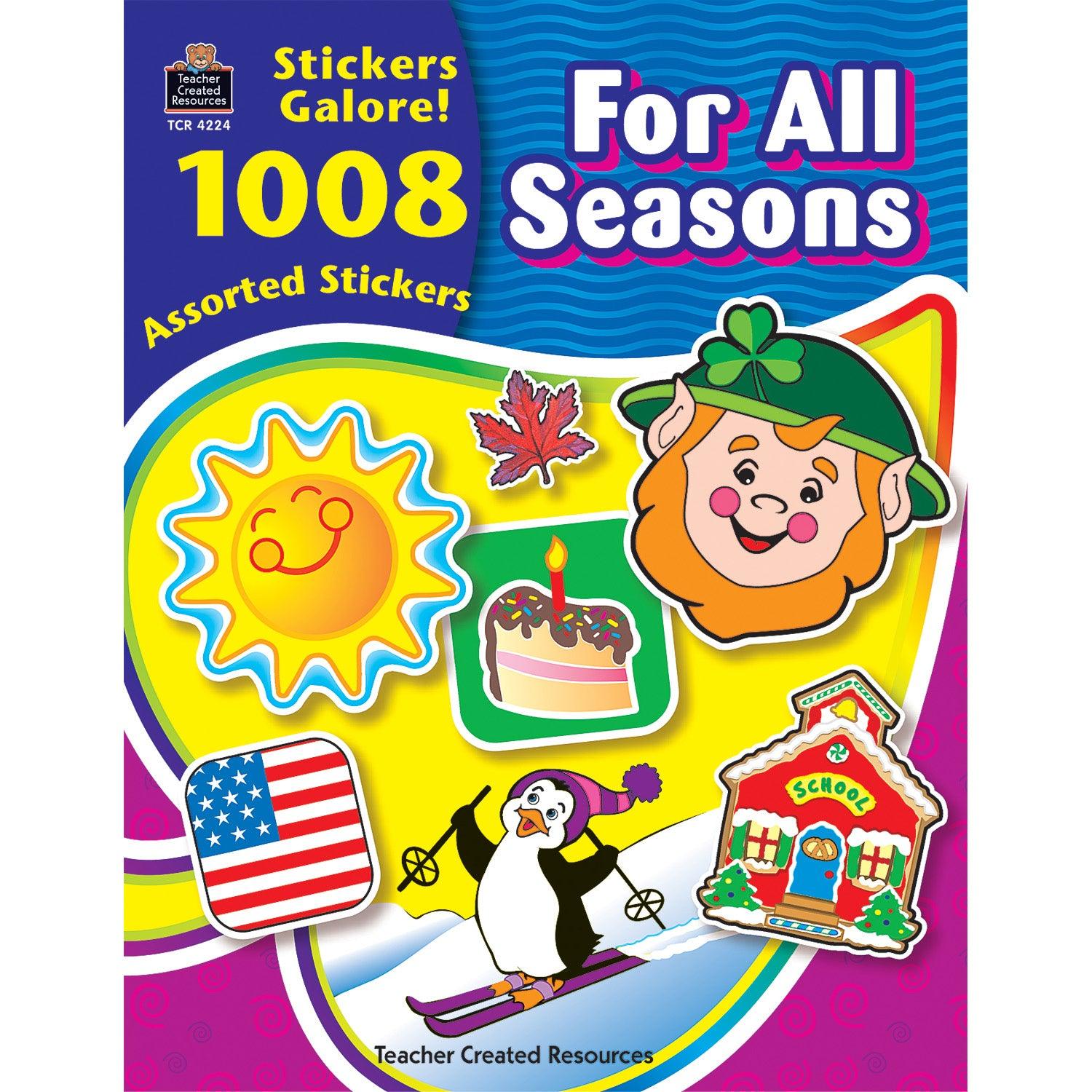 For All Seasons Sticker Book, Pack of 1008 - Loomini