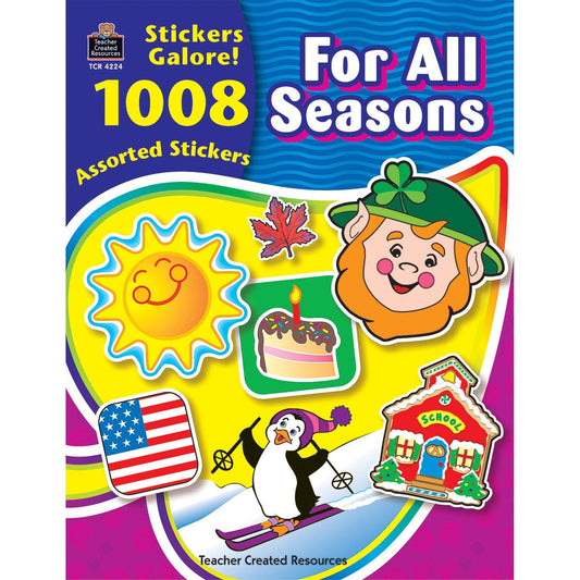 For All Seasons Sticker Book, Pack of 1008 - Loomini