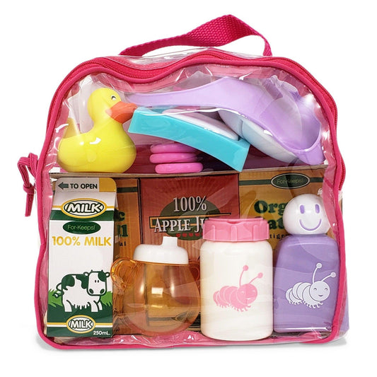 For Keeps! Baby Doll Essentials Accessory Bag, 20 Pieces - Loomini