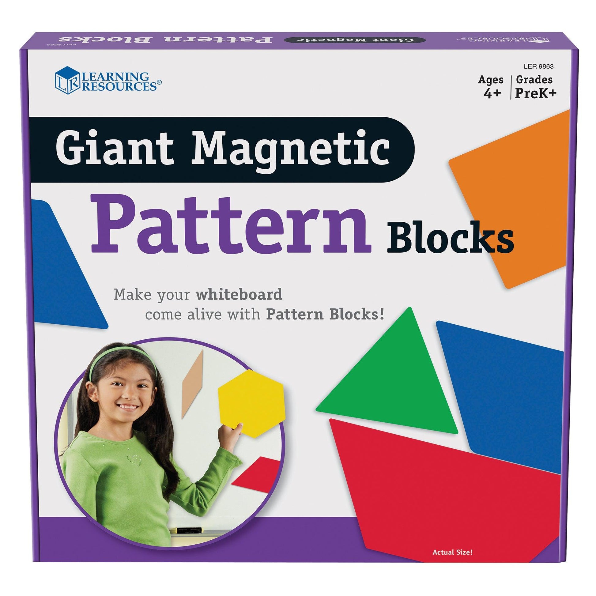 Giant Magnetic Pattern Blocks - Loomini