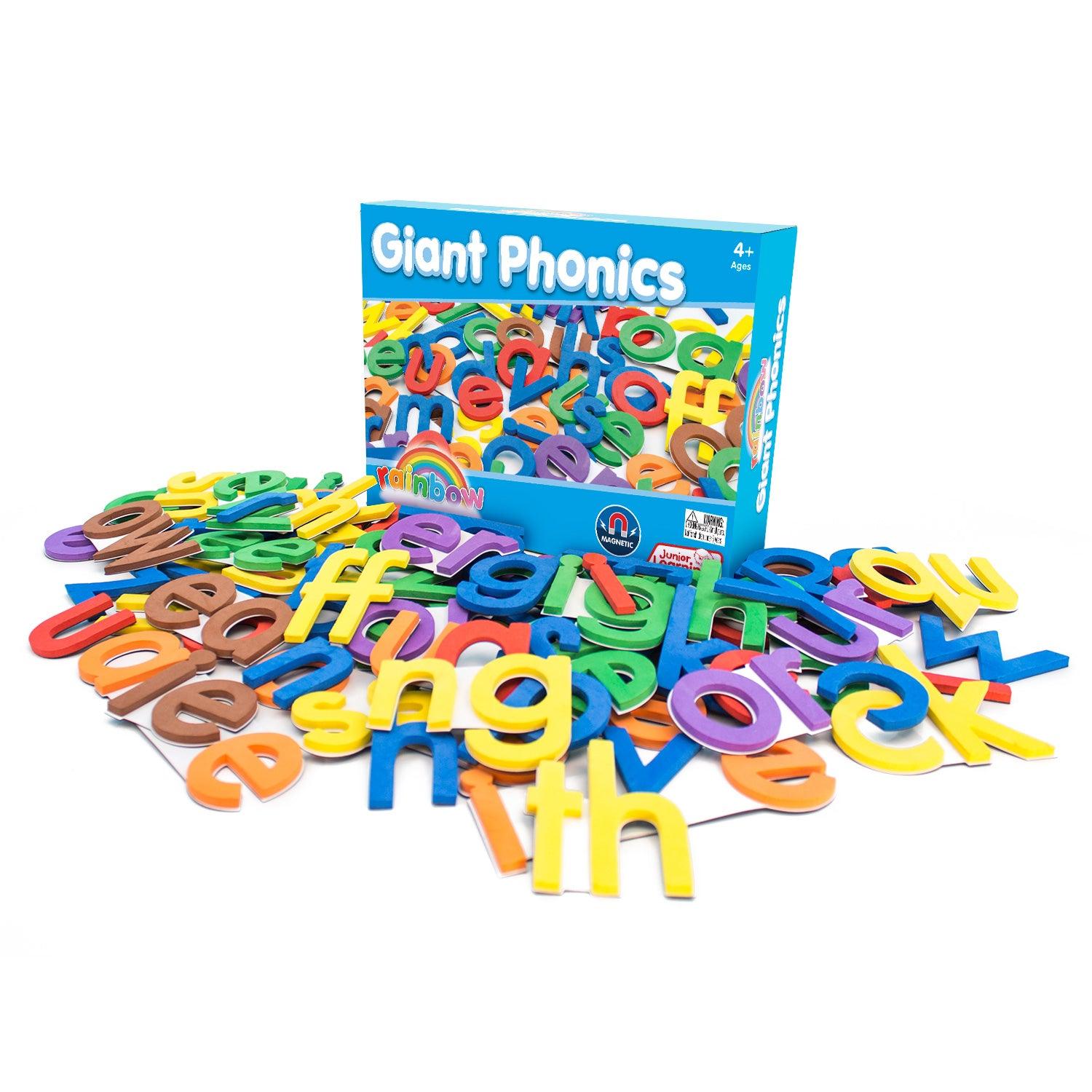 Giant Rainbow Phonics, 84 Pieces - Loomini