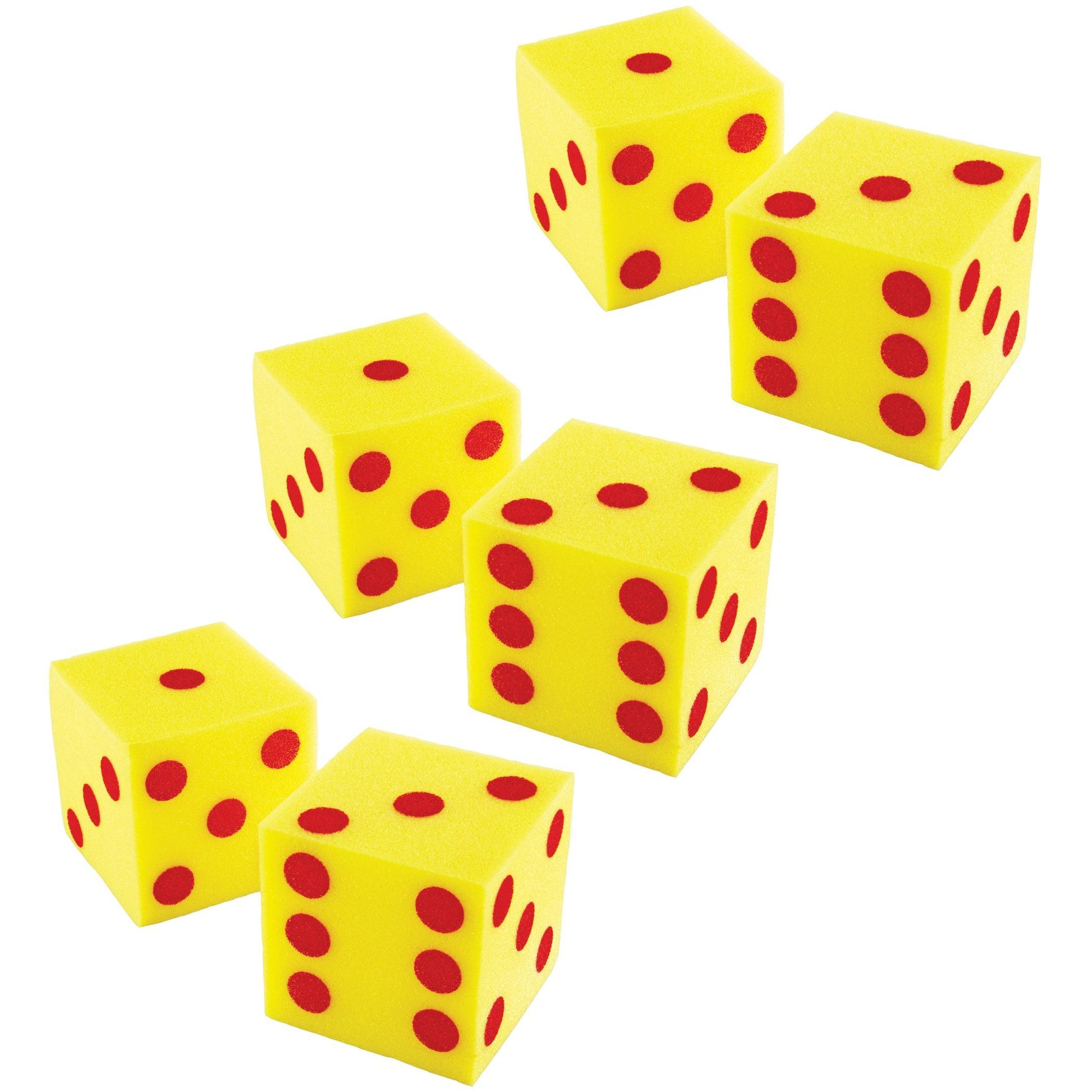 Giant Soft Dot Cubes Set, 2 Per Pack, 3 Packs - Loomini