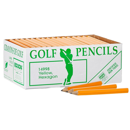Golf/Compass Pencils, 3.5", Box of 144 - Loomini