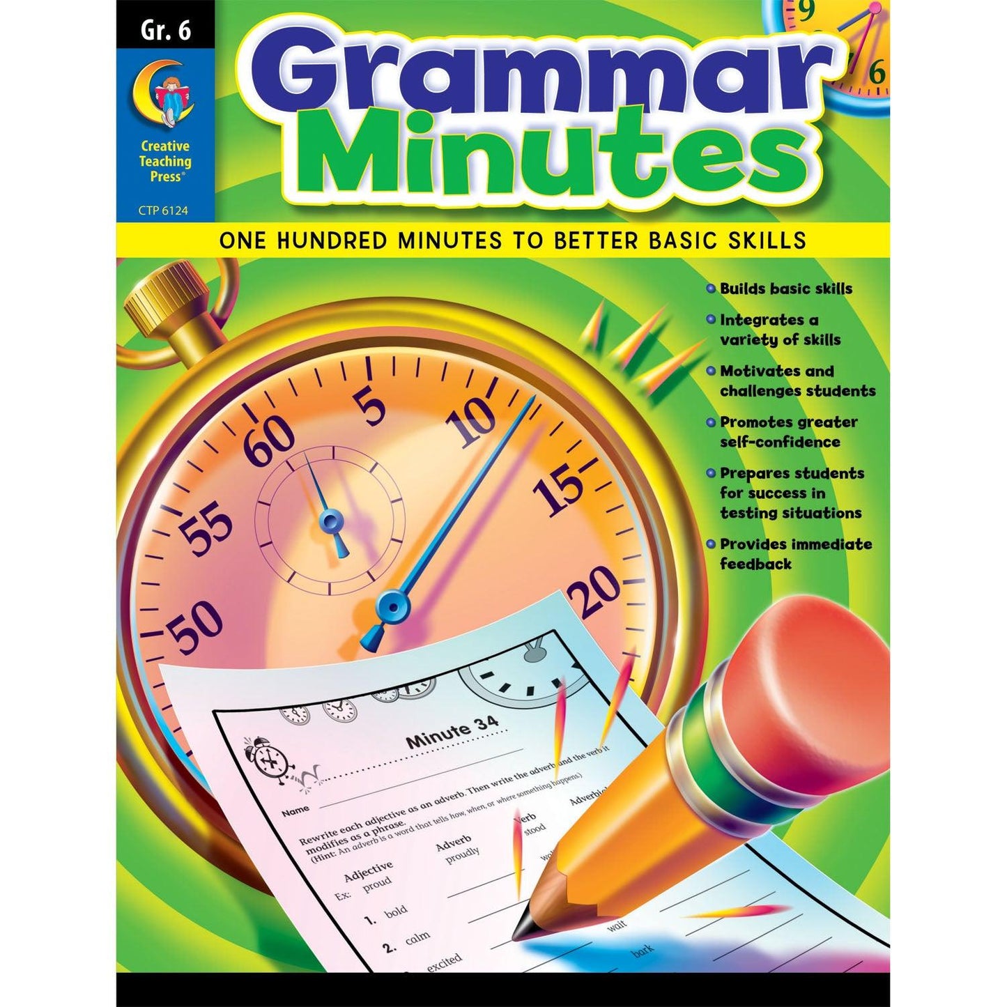 Grammar Minutes Workbook, Grade 6 - Loomini