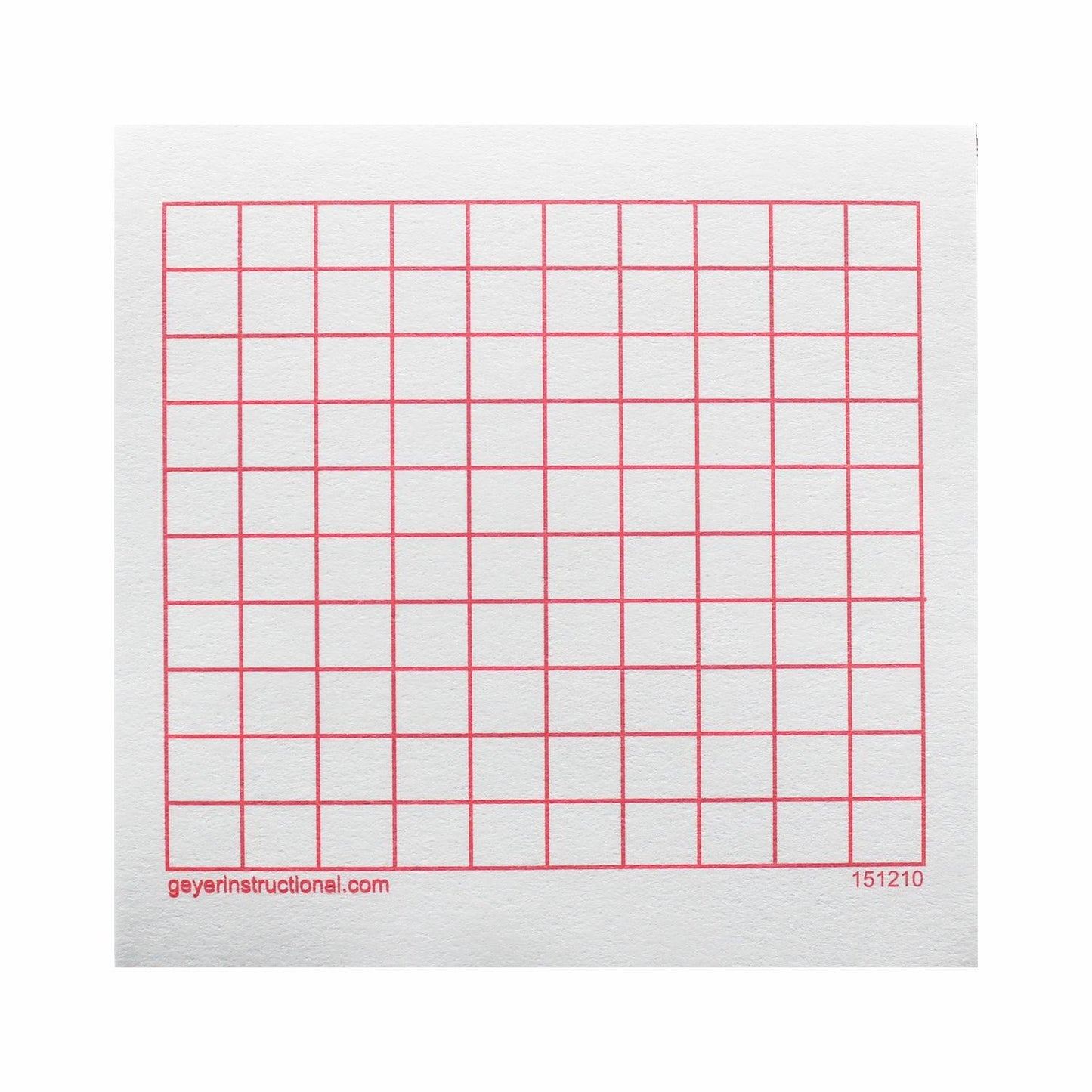 Graphing 3M Post-it® Notes,10 x 10 Grid, 4 Pads - Loomini