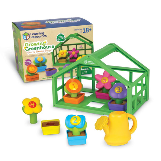 Growing Greenhouse Color and Number Playset - Loomini