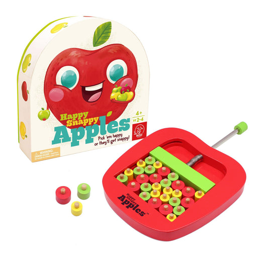 Happy Snappy Apples - First Strategy Game for Kids - For Ages 3+ - A Fun Motor Skills Game for Children and Families - Loomini