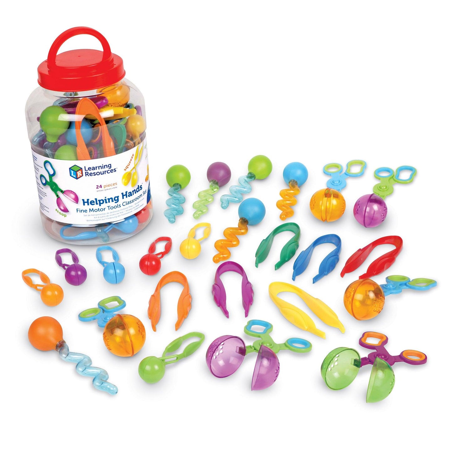 Helping Hands Fine Motor Tools Classroom Set - Loomini