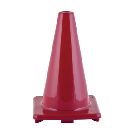 Hi-Visibility Flexible Vinyl Cone, weighted, 12", Red - Loomini