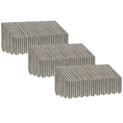 Home Sweet Classroom Corrugated Metal Design Awning, Pack of 3 - Loomini