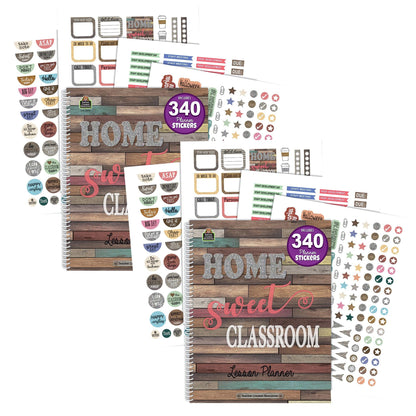 Home Sweet Classroom Lesson Planner, Pack of 2 - Loomini