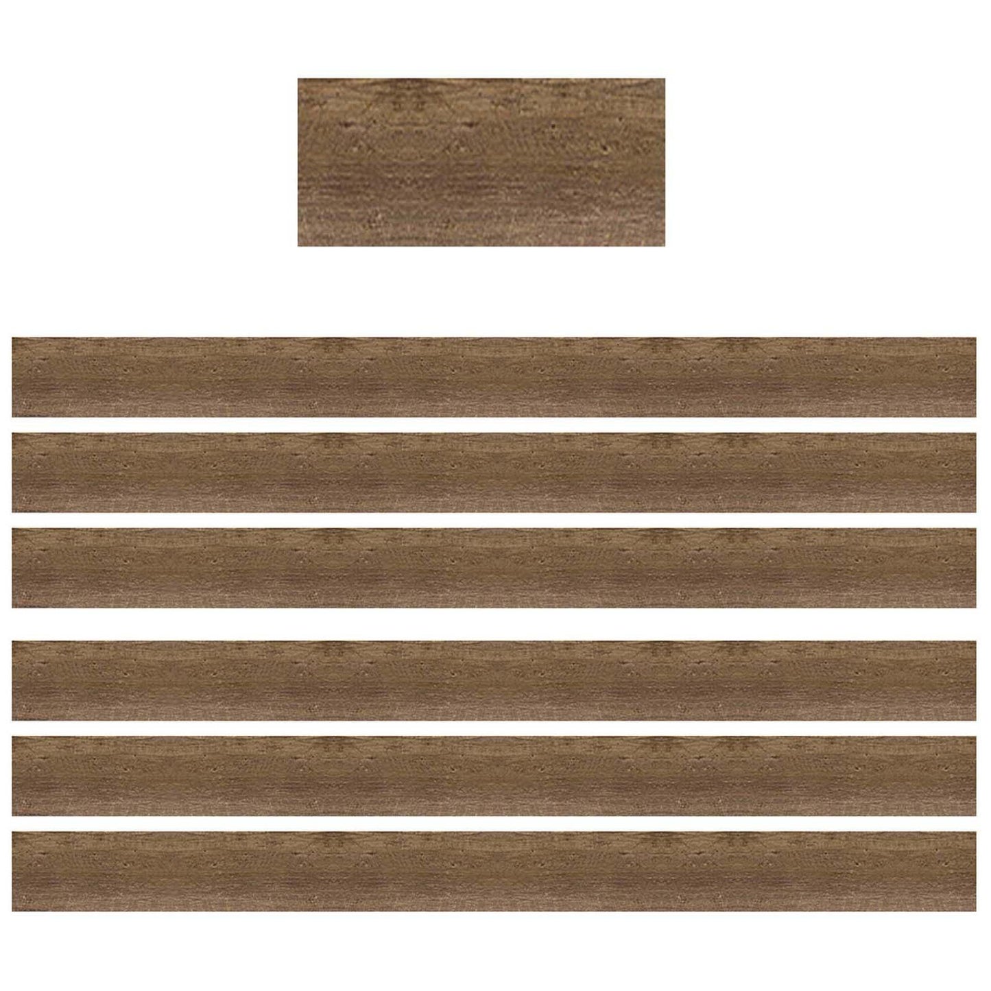 Home Sweet Classroom Wood Design Straight Border Trim, 35 Feet Per Pack, 6 Packs - Loomini