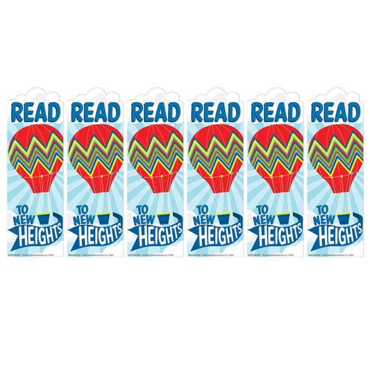 Hot Air Balloon New Heights Bookmarks, 36 Per Pack, 6 Packs - Loomini