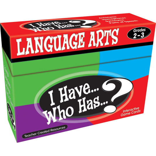 I Have, Who Has Language Arts Game, Grade 2-3 - Loomini