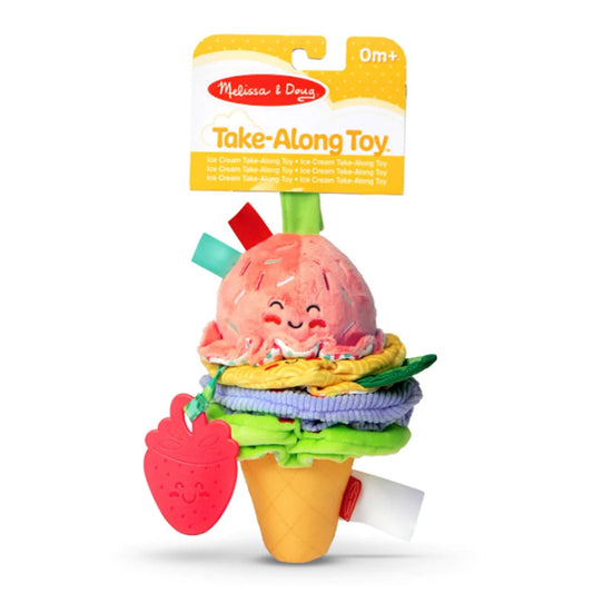 Ice Cream Take-Along Pull Toy - Loomini