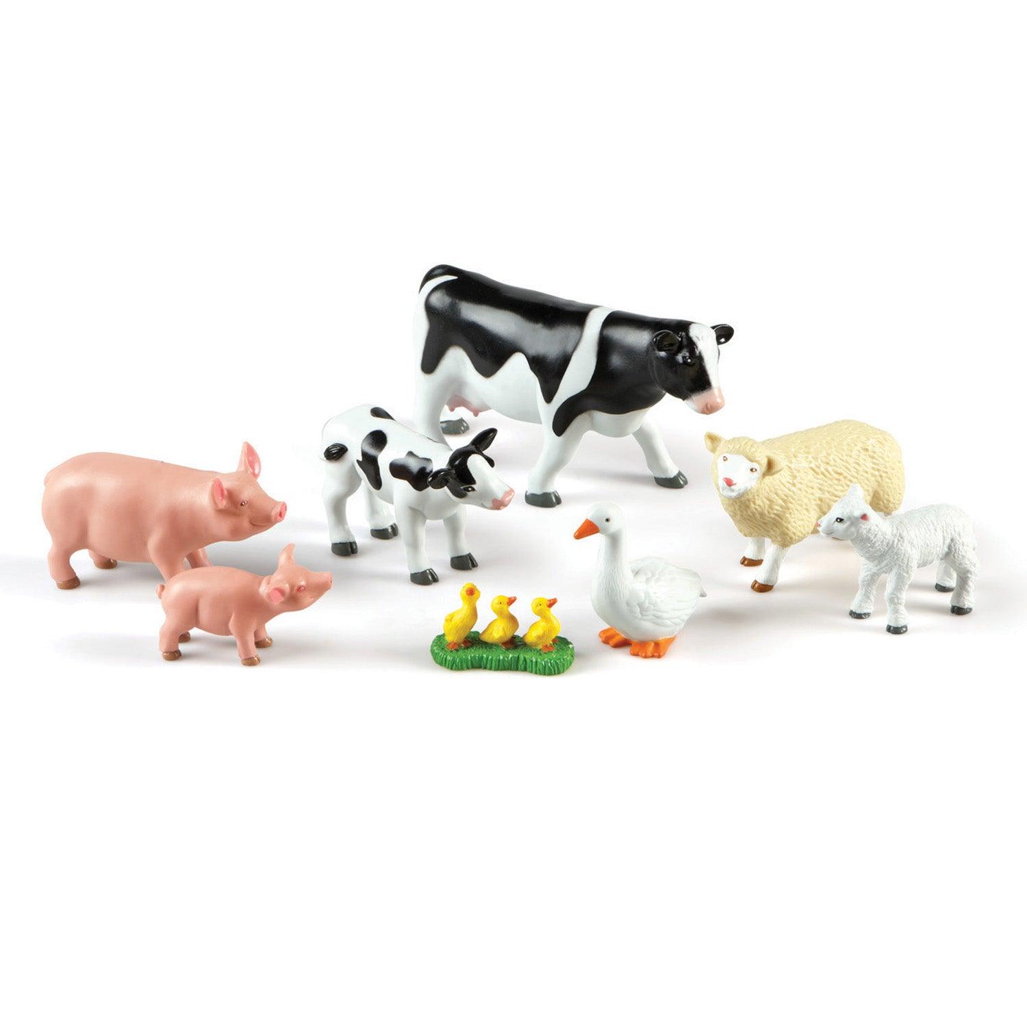 Jumbo Farm Animals: Mommas And Babies - Loomini