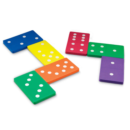 Jumbo Foam Dominoes, Set of 28 - Loomini