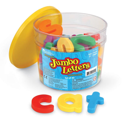 Jumbo Magnetic Letters and Numbers, Lowercase Letters - Loomini