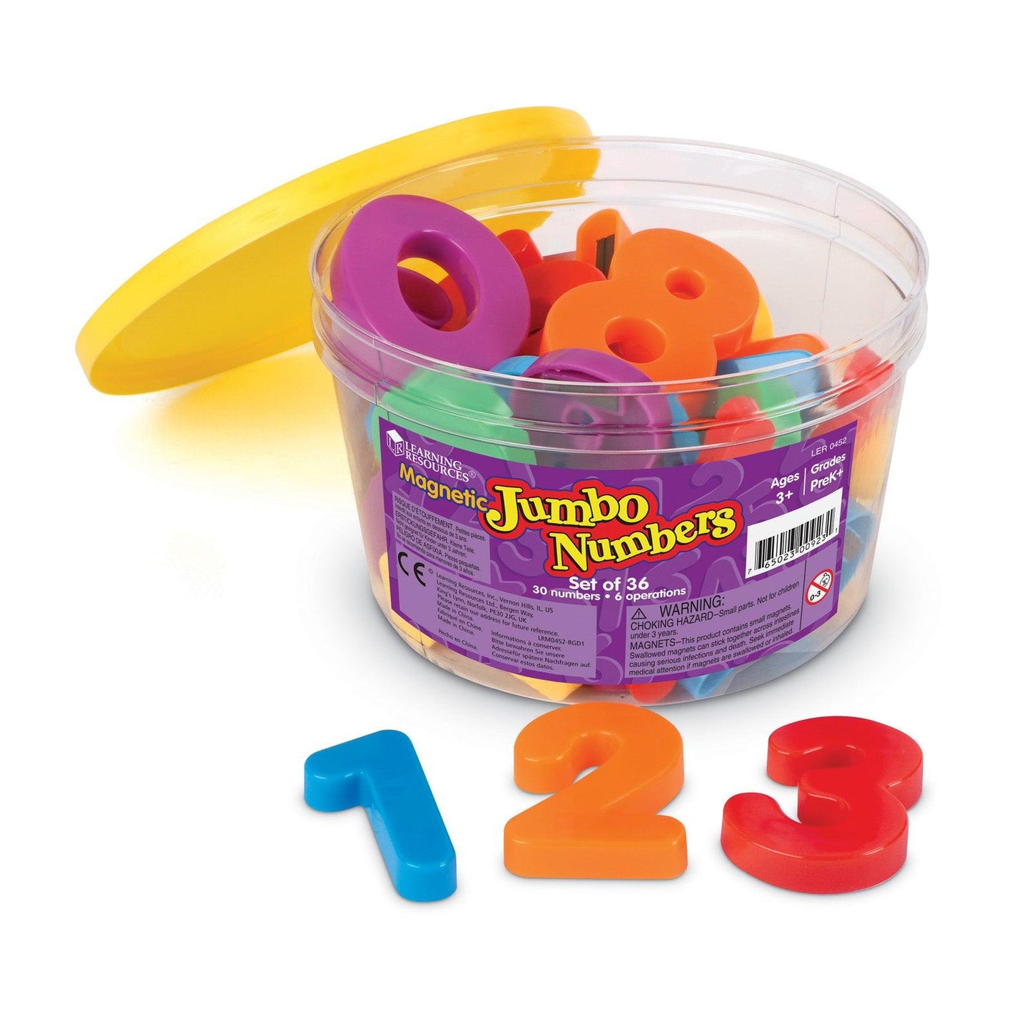 Jumbo Magnetic Letters and Numbers, Numbers/Operations - Loomini